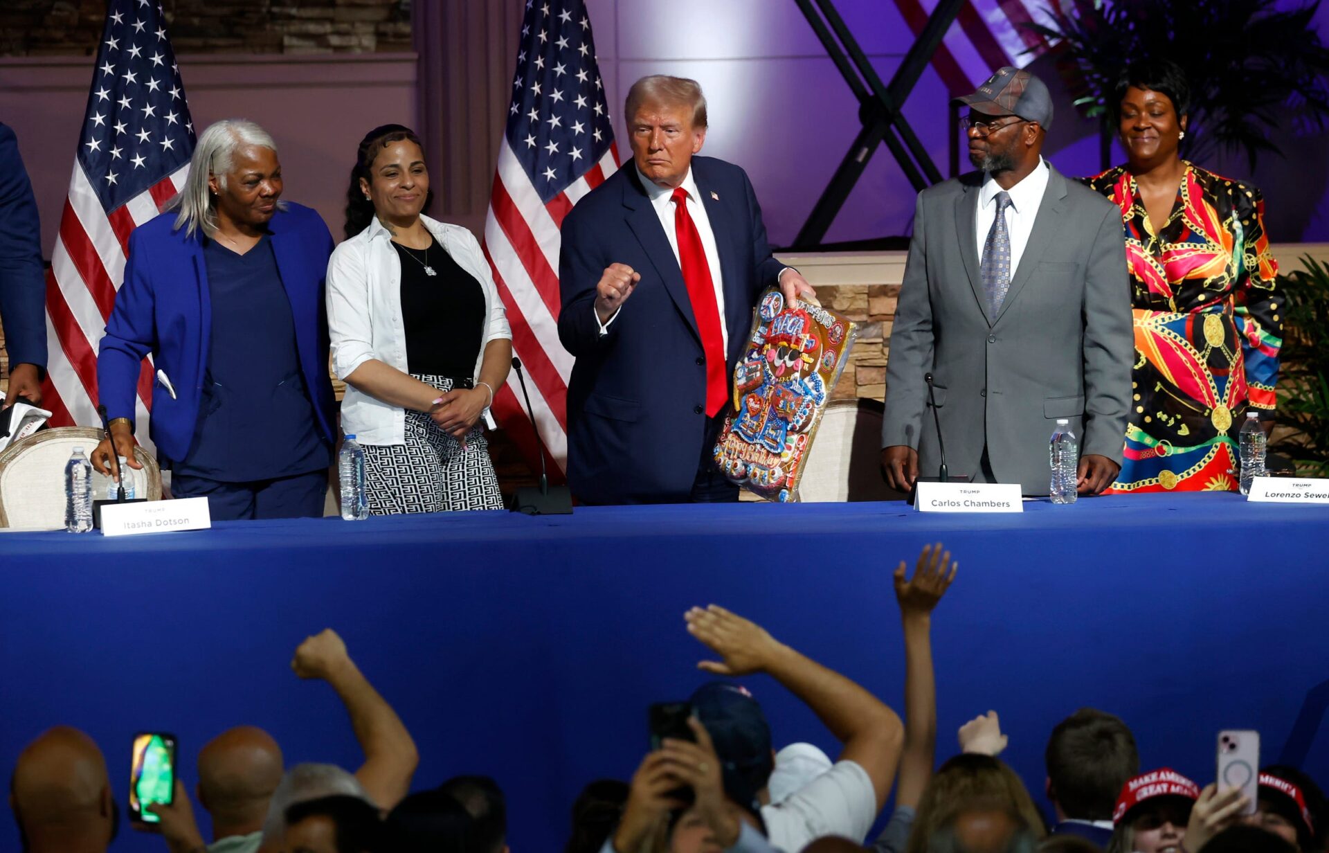 Trump Drops New Biden Nickname During Detroit Black Church Visit [VIDEOS]