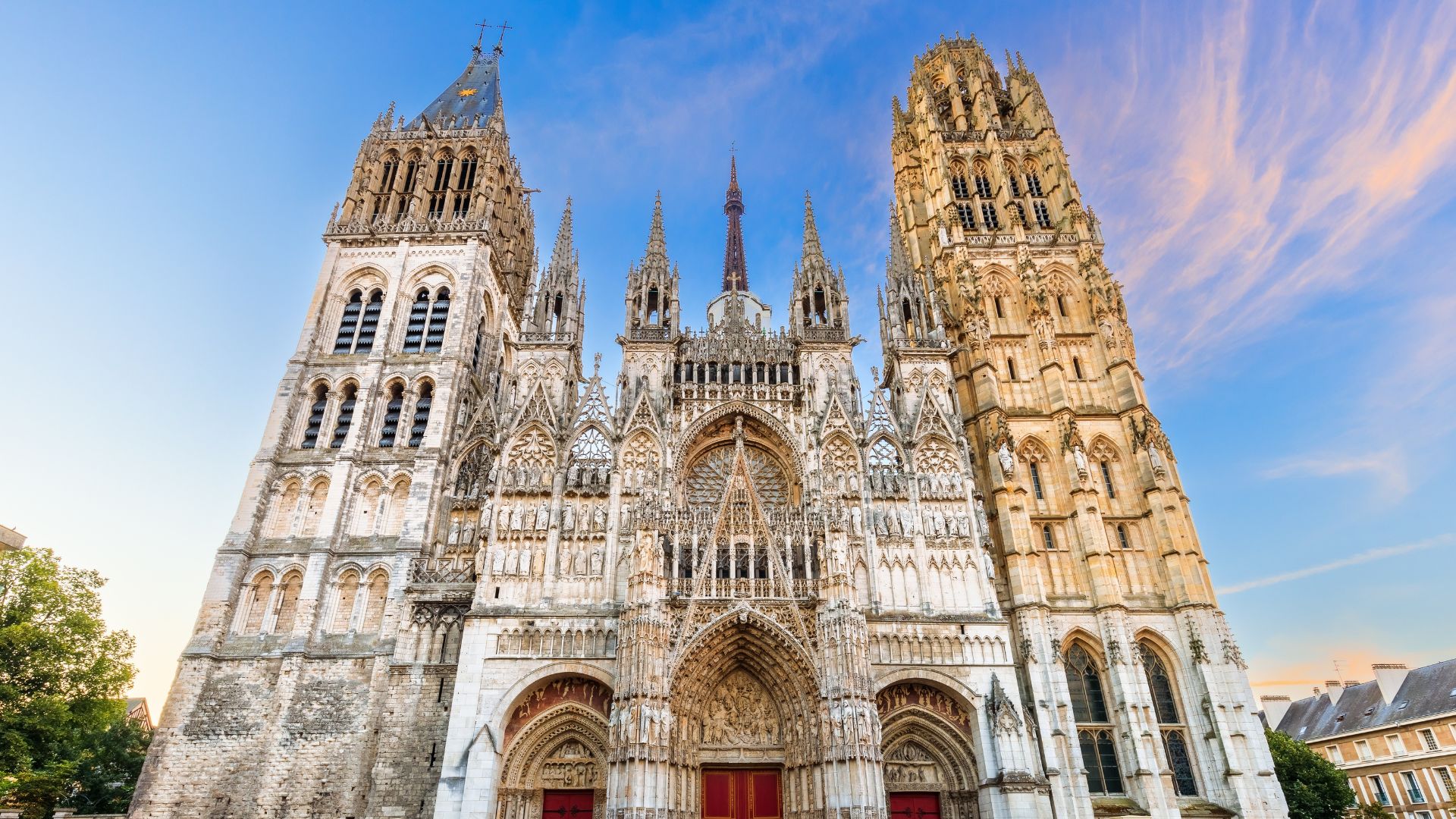 Historic French Cathedral’s Spire On Fire In Northern France City Of Rouen [VIDEOS]
