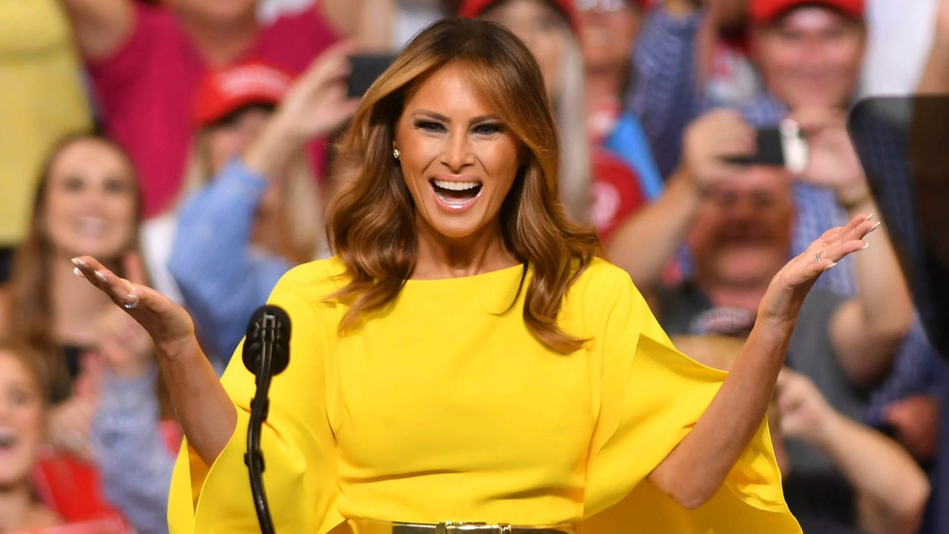 Melania Trump Hosts Ceremony Honoring Barbara Bush With Commemorative USPS Stamp [WATCH]