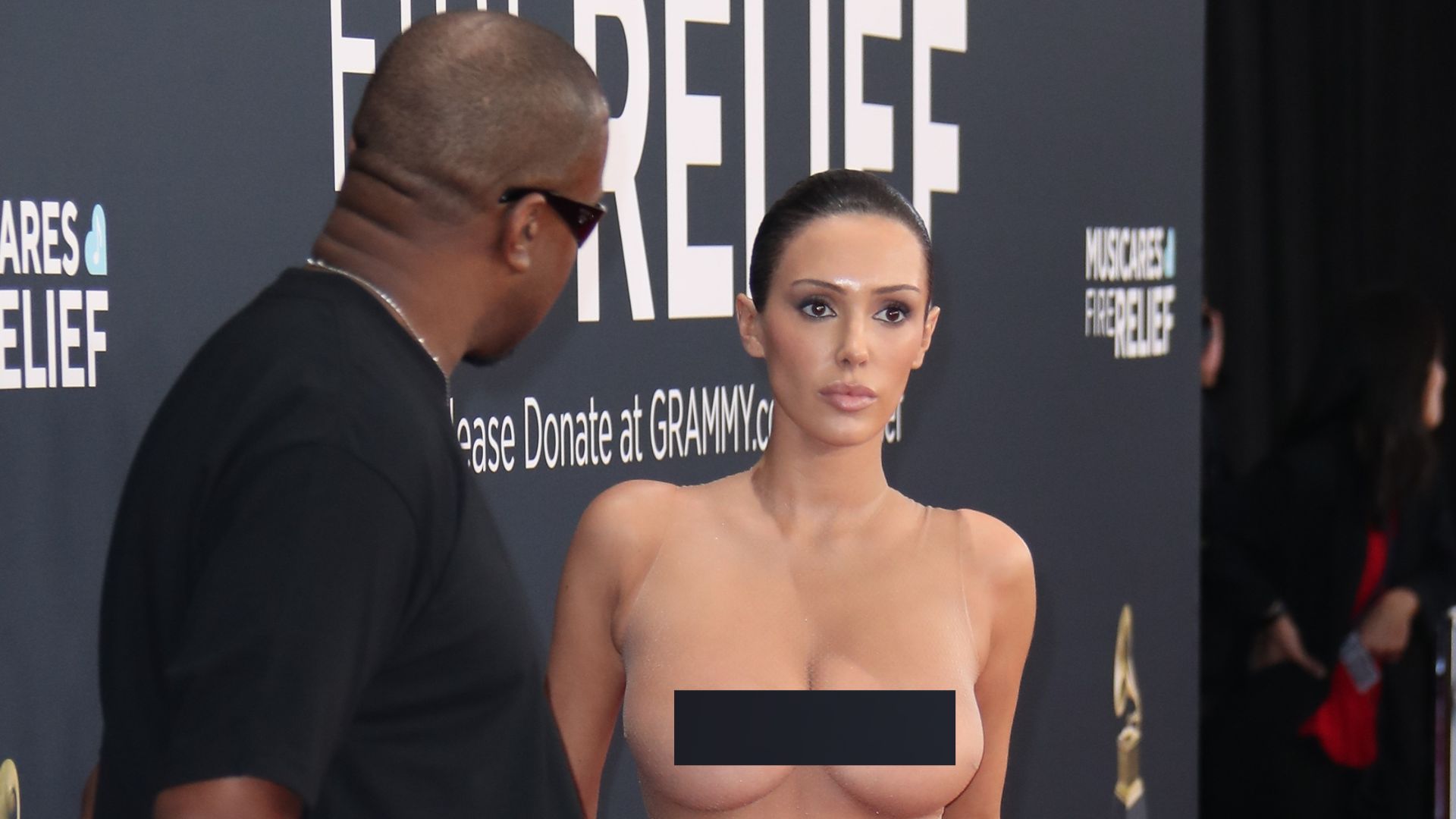 Bianca Censori Leaves Little to the Imagination at Grammys—Kanye Unfazed [WATCH]