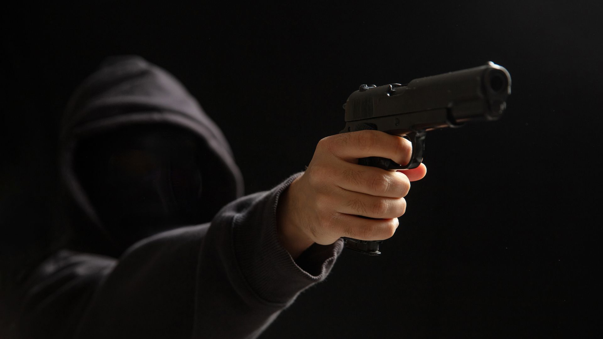 Alleged Gangbanger Drops Gun During Food Court Brawl [WATCH]