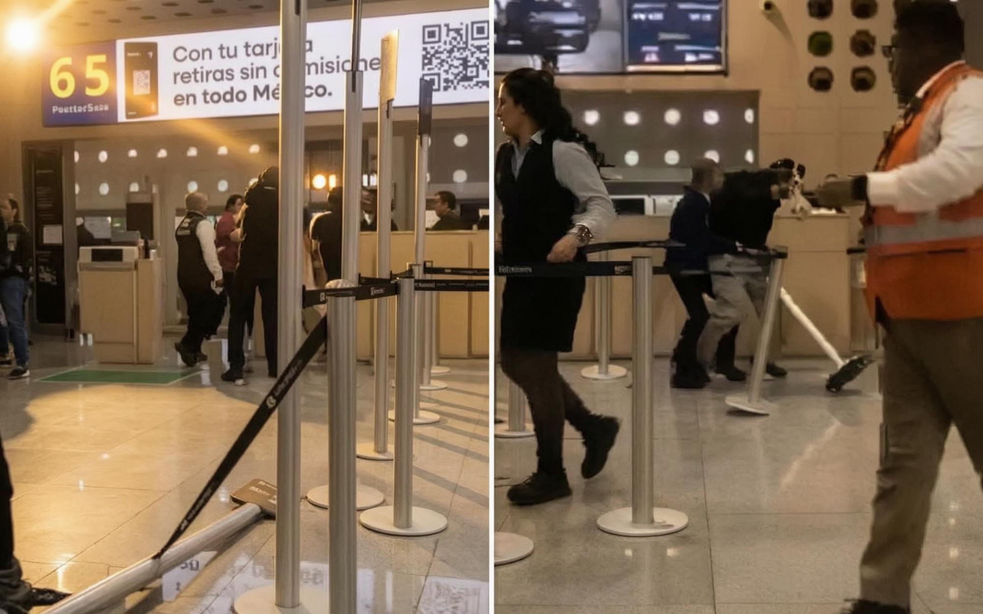 Drunken Chaos Explodes As Furious Passengers Attack Airline Staff In Mexico City Airport [WATCH]